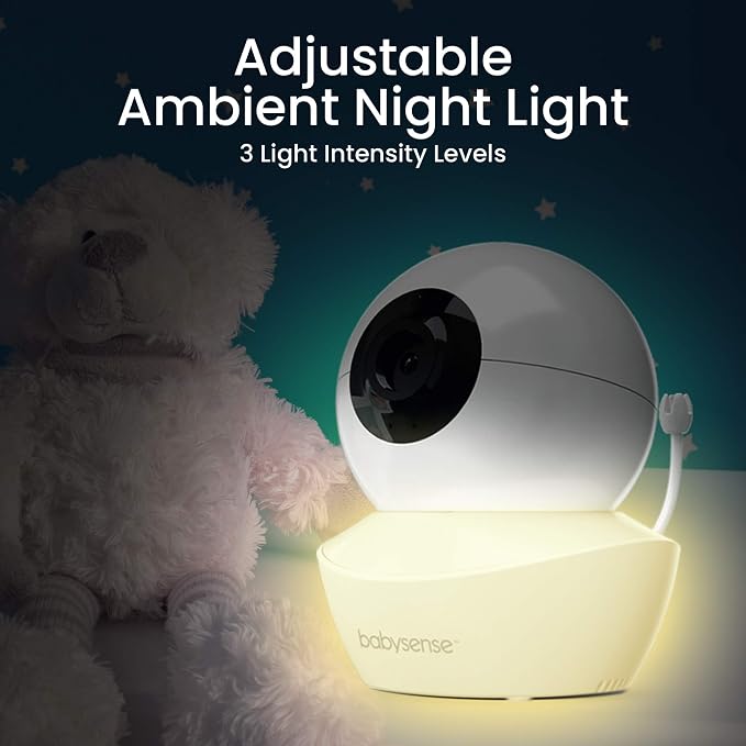 Babysense 5" HD Split-Screen Baby Monitor, Video Baby Monitor - Image 3