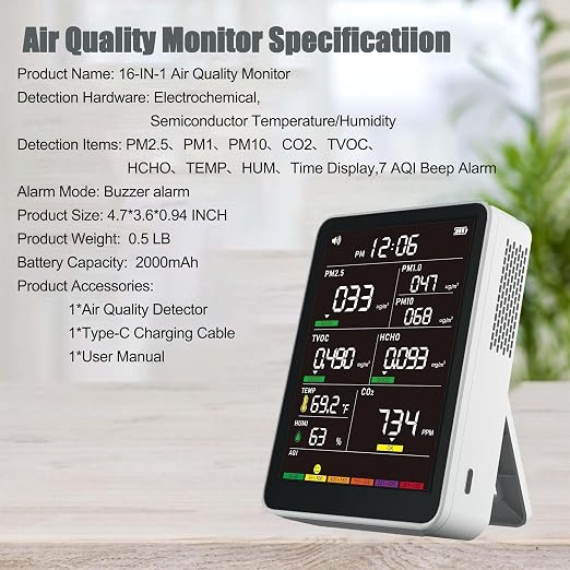 Professional Indoor Air Quality Monitor - Image 6