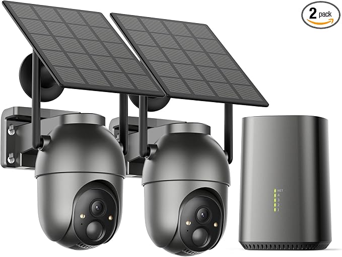 SEHMUA- 4MP Security Cameras Wireless Outdoor Home System, 2-Cam Kit, No by SEHMUA