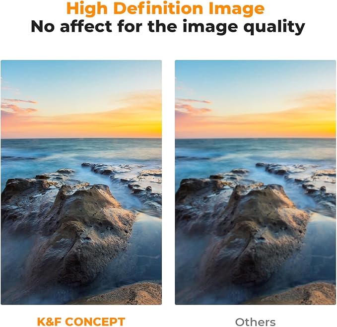 K&F CONCEPT 82mm Magnetic CPL+ND8+ND64+Magnetic Basic Ring+Lens Cap Camera Lens - Image 6