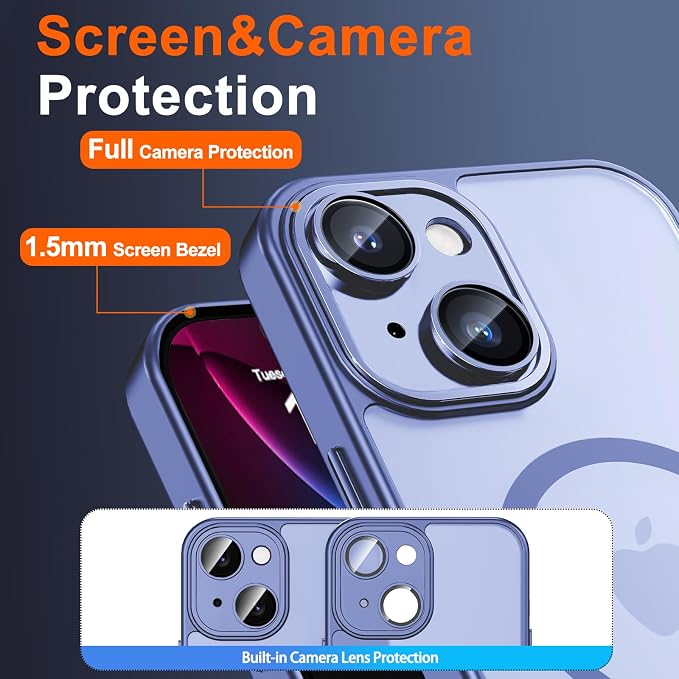 for iPhone 15 Plus Case with Privacy Screen Protector and Camera Protection - Image 6