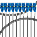 10-Pack - 2m Uniboot LC to LC Armored Fiber Patch Cable, Singlemode 9/125um by Bangun