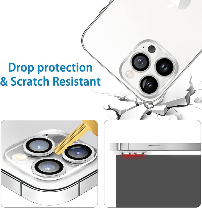 Dengduoduo 3 Pack Tempered Glass Camera Lens Protector - Image 5