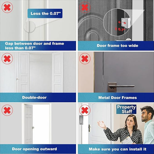 4Pack Door Reinforcement Lock Withstands 800lbs of Force - Image 2