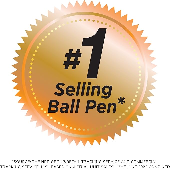 BIC Round Stic Xtra Life Ballpoint Pen, Medium Point, Flexible Round Barrel - Image 6