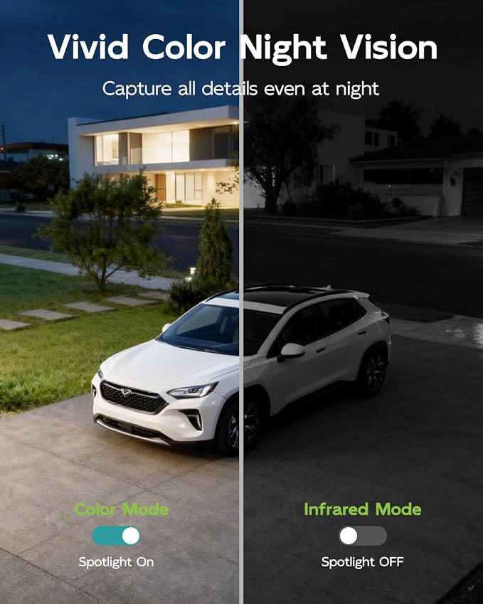 5G/2.4G Security Camera Outdoor, 3MP Wired Cameras 24/7 Recording, Plug-in Power - Image 3