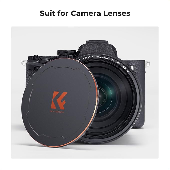 K&F CONCEPT 52mm Thread & Magnetic 2-in-1 Lens Filter Cap Only Compatible - Image 6