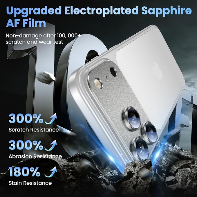 Uyiton Compatible with iPhone 17 Pro Camera Lens Protector - Image 7