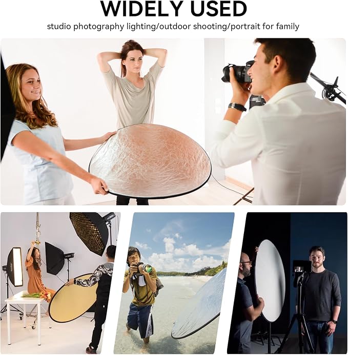 UTEBIT 31 Inch Light Reflector Stand Kit - Image 8
