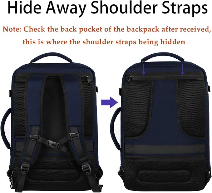MATEIN Backpack for Travel, 27L Water Resistant Carry on Backpack Fits Overhead - Image 7