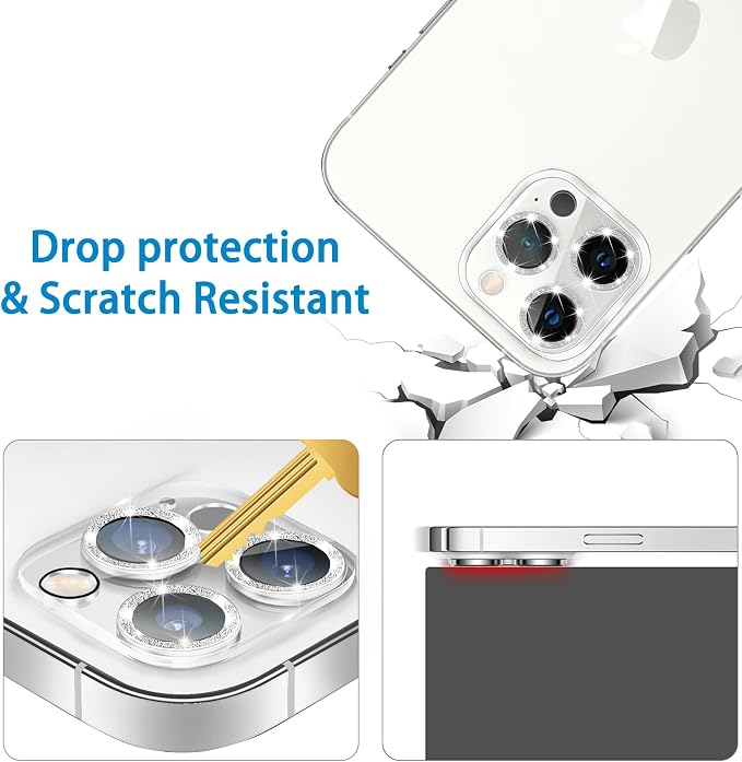 Dengduoduo 3 Pack Tempered Glass Camera Lens Protector - Image 4