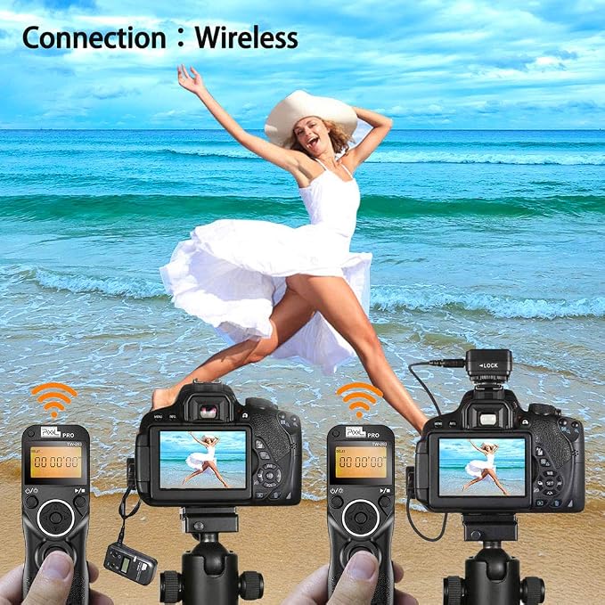 Pixel TW-283 DC2 Wireless Shutter Remote Release Control Intervalometer FSK - Image 3