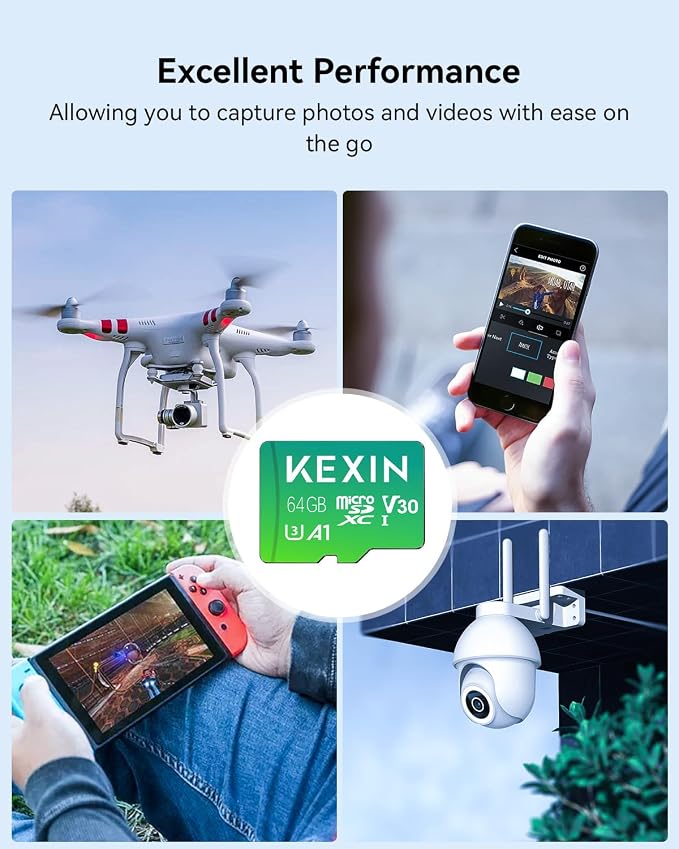 KEXIN 64GB Micro SD Card 3 Pack - Image 6