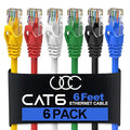 Ultra Clarity Cables Cat6 Ethernet Cable 6 Feet LAN, utp Cat 6, Network Cord by UltraClarityCables