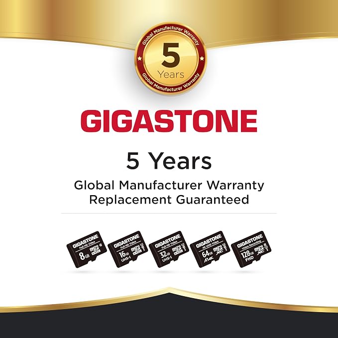 GIGASTONE 64GB Micro SD Card 2-Pack, A1 V30 4K Video Recording, Surveillance - Image 7
