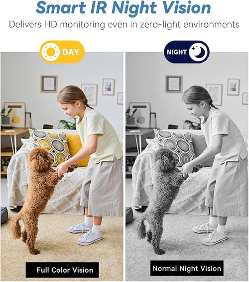 1080P HD Wireless WiFi Indoor Camera Smoke Detector - Image 2