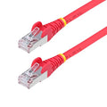 StarTech.com 50ft Red CAT6a Ethernet Cable, Snagless RJ45, 100W PoE++, 27AWG by StarTech