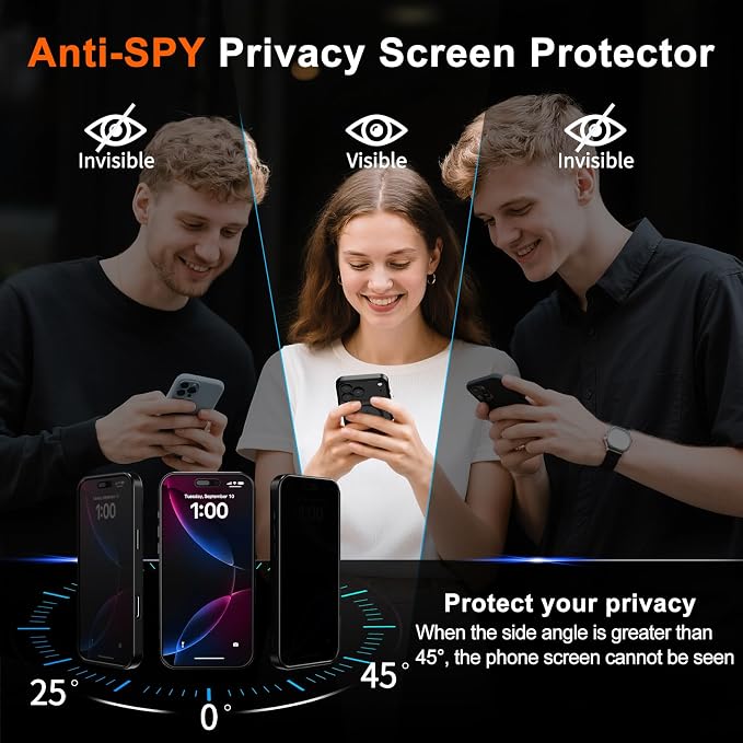for iPhone 15 Case with Privacy Screen Protector and Camera Protection - Image 7