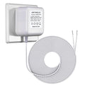 24V C Wire Transformer for Ring Nest Ecobee Honeywell Devices | 26.2ft white by Unknown
