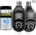 WESECUU Light Bulb Security Camera -5G& 2.4GHz WiFi 2K Security Cameras by WESECUU