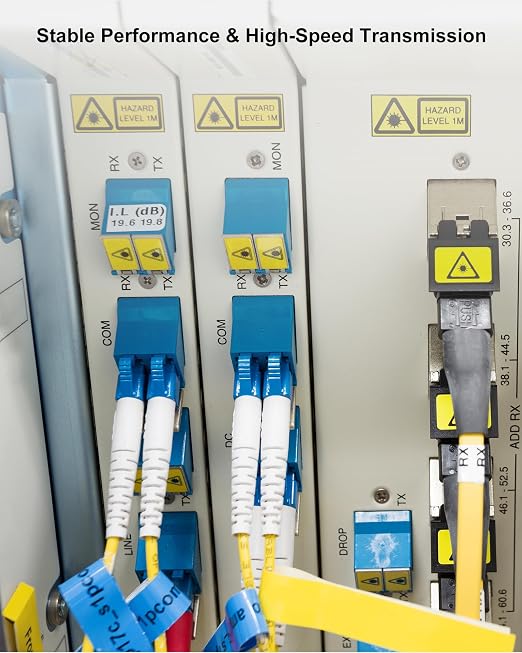 6 Pack OS2 LC to LC Fiber Patch Cable 2m, Individually Tested LC LC Single Mode - Image 5