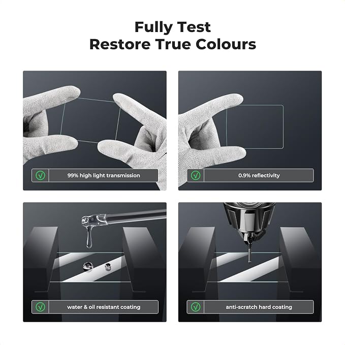 K&F CONCEPT 3pcs Screen Protector Compatible - Image 2