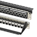 Cable Matters 1U 19-Inch 24-Port 10Gbps Cat6A Ethernet Patch Panel by CableMatters