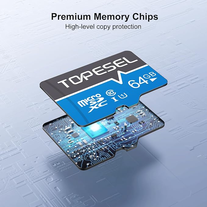 TOPESEL 10 Pack 64GB Micro SD Card Class 10 Micro-SDXC Memory Card UHS-I - Image 7