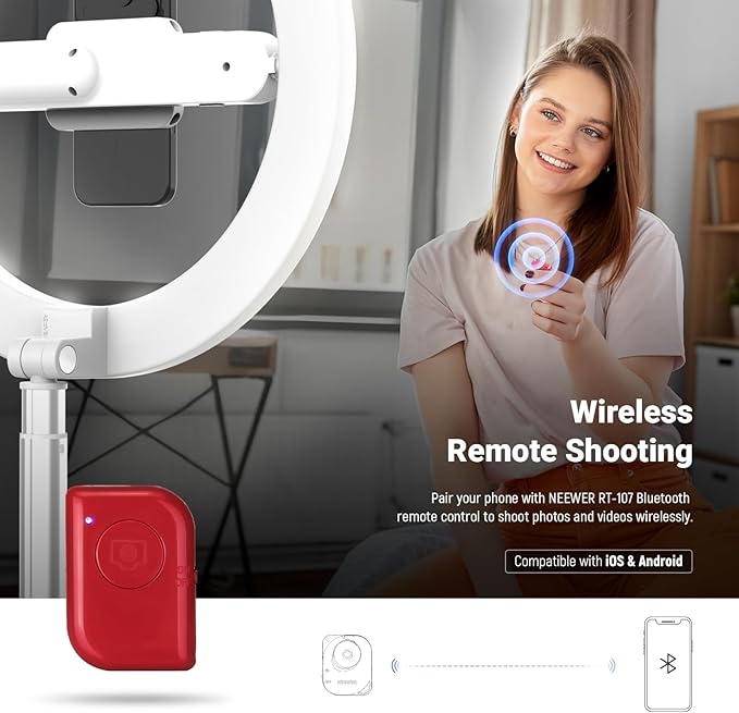 NEEWER Entry Level Version 10" 7W LED Selfie Ring Light - Image 6
