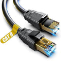 Vabogu Cat 8 Ethernet Cable 25FT, Heavy Duty 26AWG High Speed 40Gbps 2000MHz by VABOGU