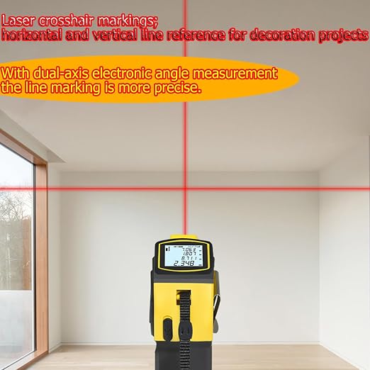 tape measure 4-in-1 laser Digital Measuring Tape & 40m/131ft Laser Distance - Image 8