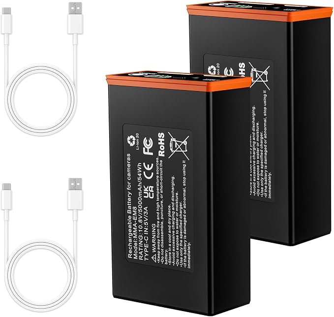 2-Pack 5000mAh Replacement Battery by Unknown
