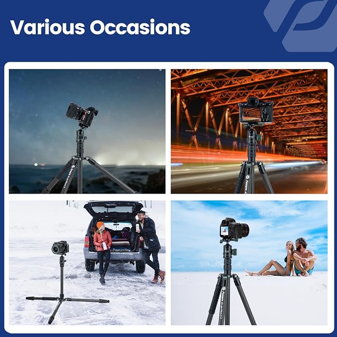 Fotopro 73" Carbon Fiber Tripod - Image 7