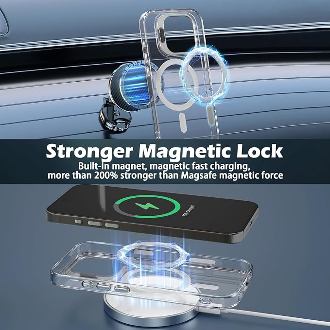 for iPhone 17 Pro Max Case Clear, Magnetic iPhone 17 Max Case - Image 4