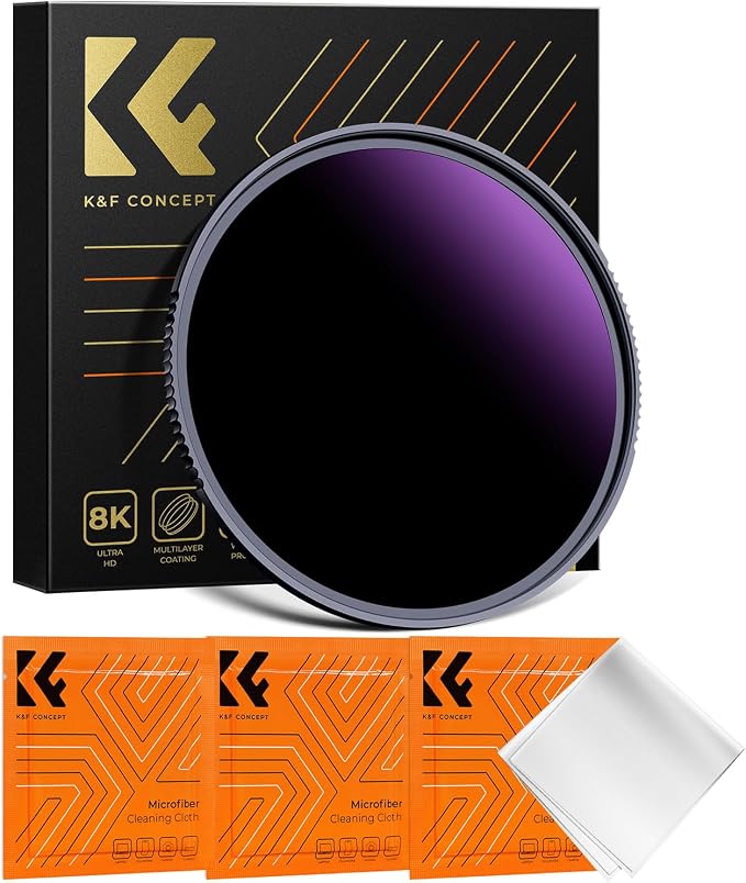 K&F CONCEPT 52mm ND1000000 ND Lens Filter Solar Eclipse Neutral Density Camera by KFCONCEPT