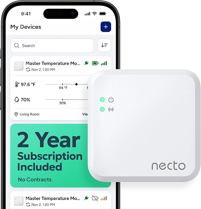 Cellular Temperature Monitor by NECTO