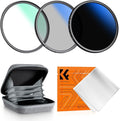 K&F Concept 72mm UV/CPL/ND2-400 Lens Filters Kit-18 Multi-Layer Coatings by KFCONCEPT