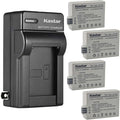 Kastar 4-Pack Battery & AC Wall Charger Replacement by Kastar