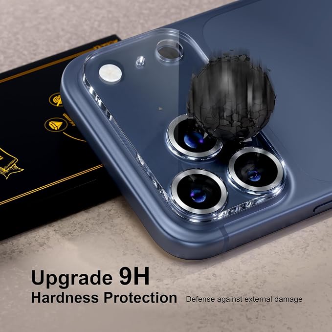 for 6 Pack iPhone 17 Pro Camera Lens Protector 9H Tempered Glass Camera Screen - Image 3
