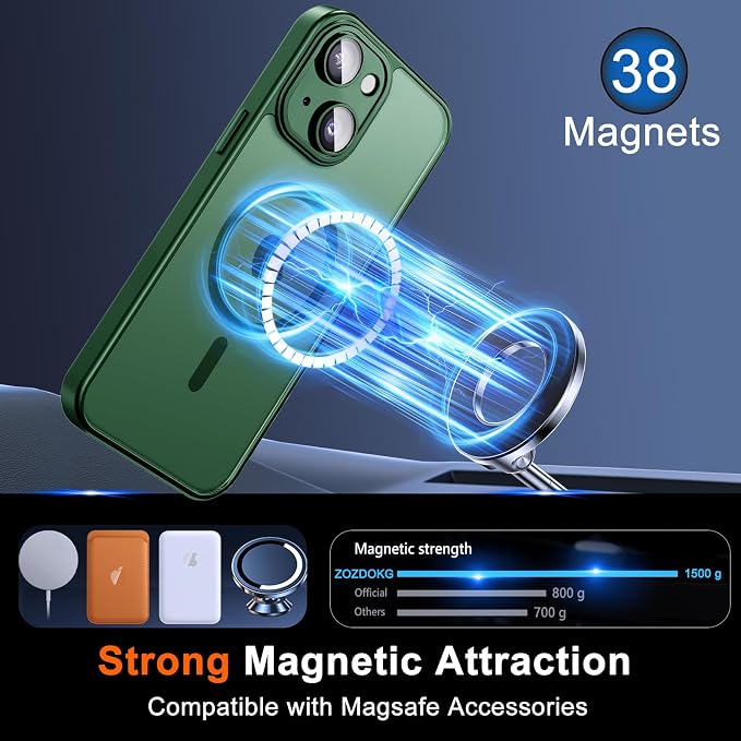 for iPhone 15 Case with Privacy Screen Protector and Camera Protection - Image 3