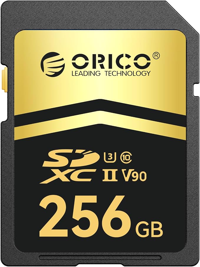 ORICO 256GB SD Card V90 UHS-II Memory Card, 300MB/s Read 250MB/s Write by ORICO