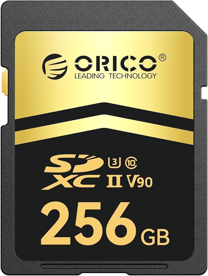 ORICO 512GB SD Card V90 UHS-II Memory Card, 300MB/s Read 250MB/s Write by ORICO