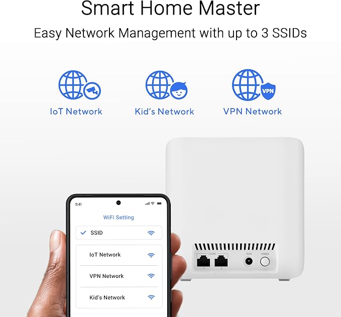 ASUS ZenWiFi BD4 Dual-Band WiFi 7 Mesh, 3600 Mbps, 6500 sq.ft, Dual 2.5G Ports - Image 9