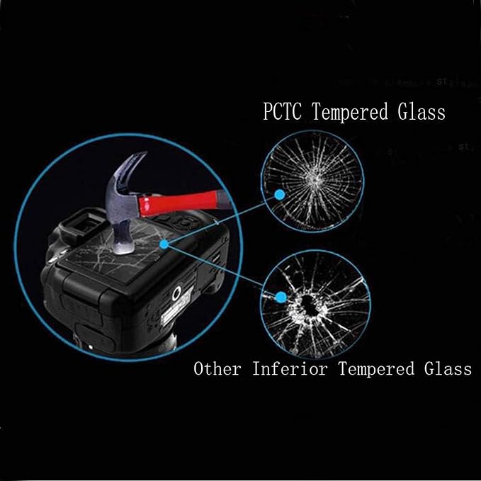 PCTC 3 Packs Tempered Glass Screen Protector Compatible - Image 3