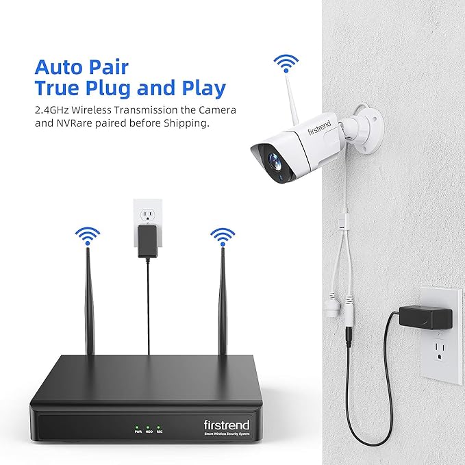 Firstrend WiFi Wireless Security Camera System, 8Ch NVR - Image 5