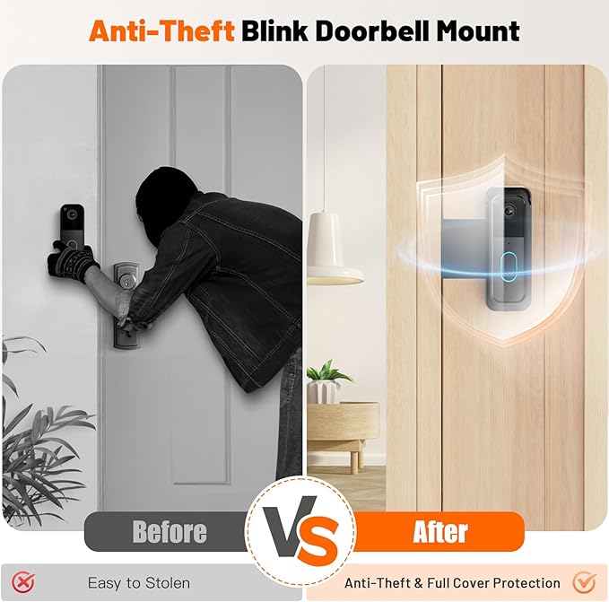Blink Doorbell Mount, Anti-Theft Doorbell Camera Mount - Image 6