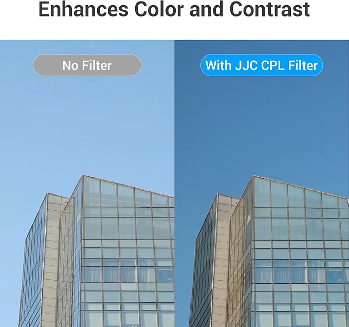 JJC 43mm Circular Polarizer Polarizing CPL Filter - Image 3