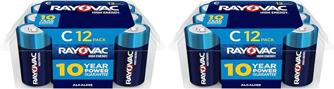Rayovac C Batteries, C Cell Battery by Rayovac