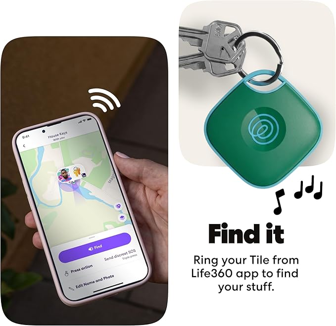 Life360 Tile - Bluetooth Tracker, Keys Finder and Item Locator - Image 4