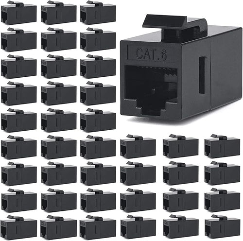 40 Pack Ethernet Coupler RJ45 Keystone Network Coupler Cat6 Cat5e Cat5 Keystone by VANDESAIL